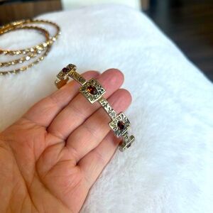 Gold and Silver Bracelets
